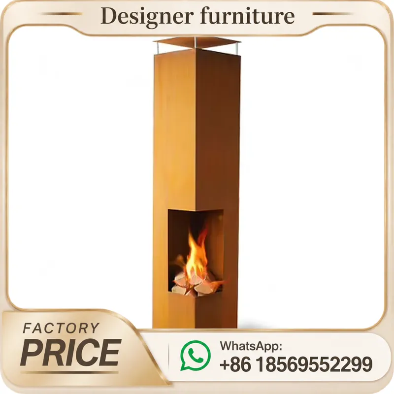 Outdoor Furniture Metal - 휴대용 목재 펠릿 스토브(굴뚝 포함) -