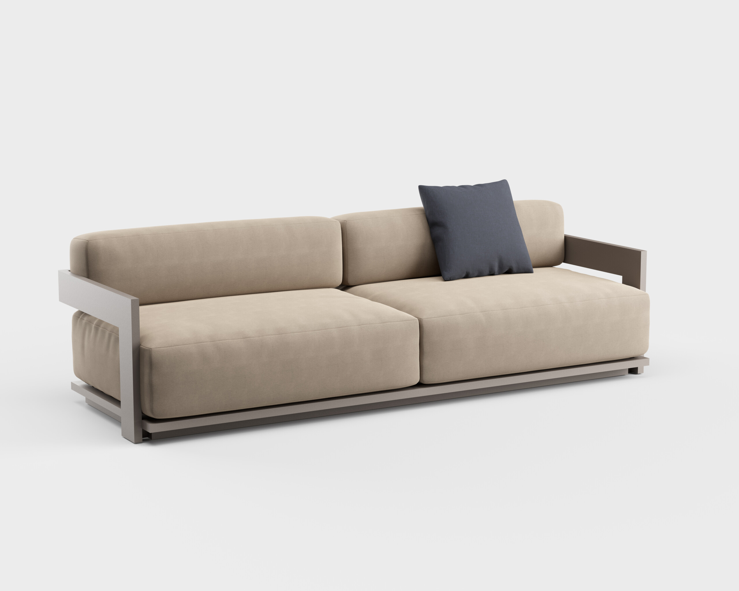 Outdoor Furniture Luxury - 고급스러운 야외용 알루미늄 소파 세트, 현대적인