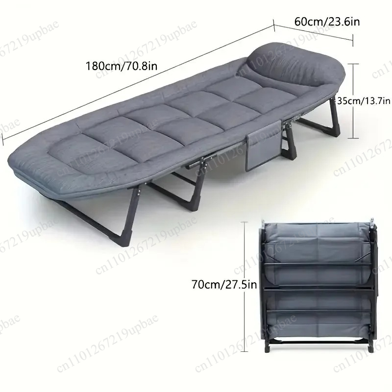Outdoor Furniture Metal Chairs - 휴대용 접이식 침대, 헤비 듀티 캠핑