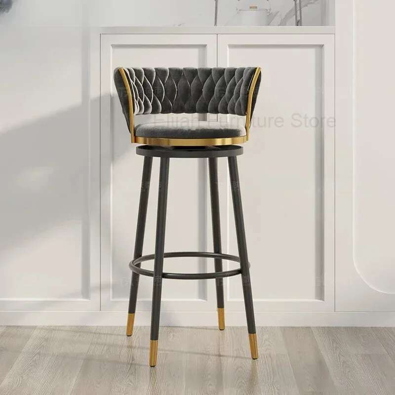 현대적인 바 의자, 북유럽 거실 스툴, 야외 고급 바  - Outdoor Furniture Luxury 리뷰 및 가격