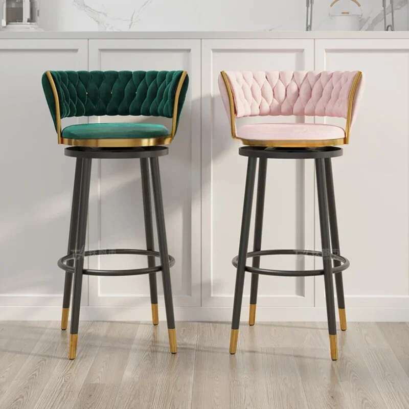 현대적인 바 의자, 북유럽 거실 스툴, 야외 고급 바  - Outdoor Furniture Luxury 리뷰 및 가격
