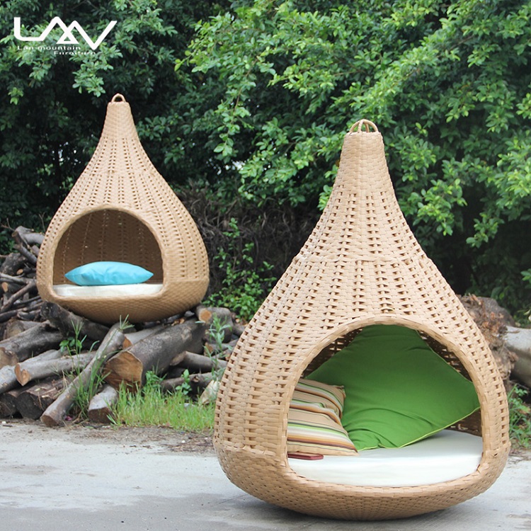 현대식 정원 가구 호텔 수영장 해변 위커 새 둥지 모양 - Outdoor Daybed Furniture 리뷰 및 가격