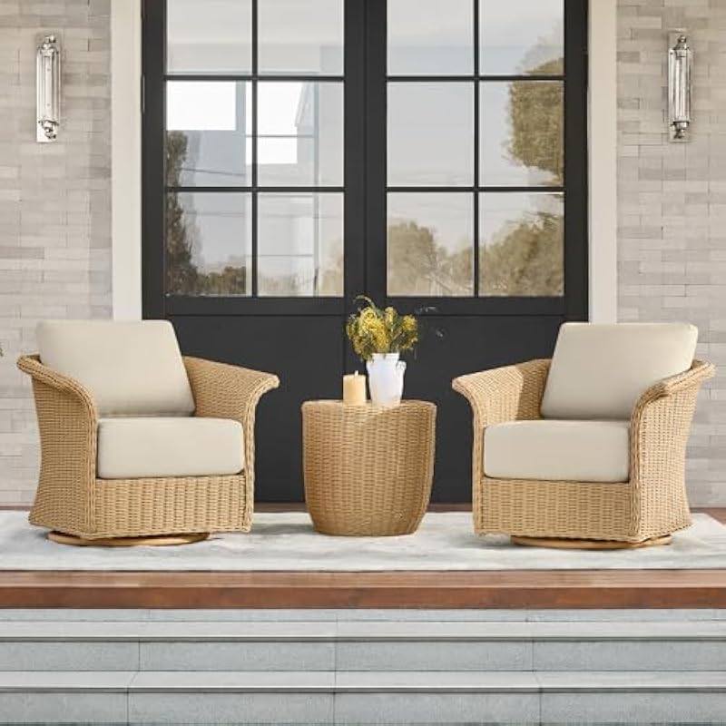 인체공학적 디자인의 등받이와 분리 가능한 방수 쿠션이  - Outdoor Furniture Metal Chairs 리뷰 및 가격