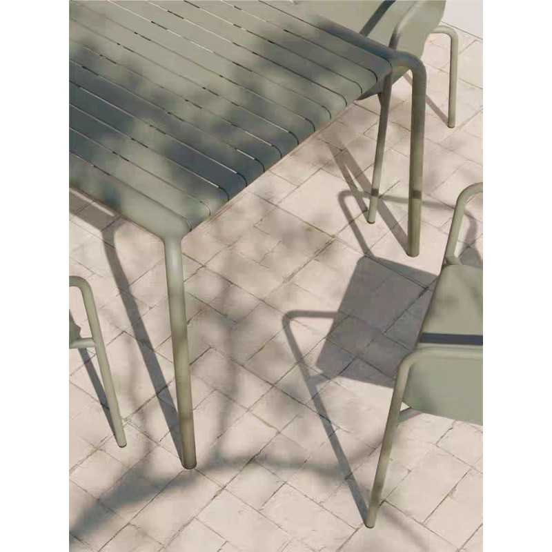 스칸디나비아 스타일 파티오 세트, 사각 사이드 테이블  - Outdoor Furniture Metal Chairs 리뷰 및 가격