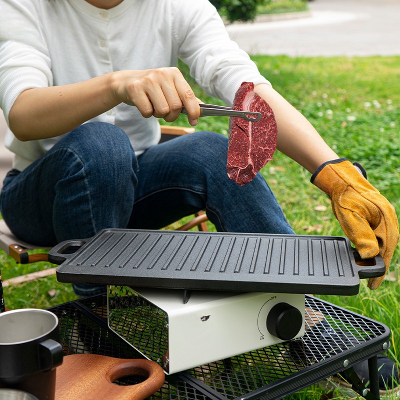 야외 캠핑 바베큐 플레이트 한국식 바베큐 플레이트 양면 - Outdoor Furniture Metal 리뷰 및 가격