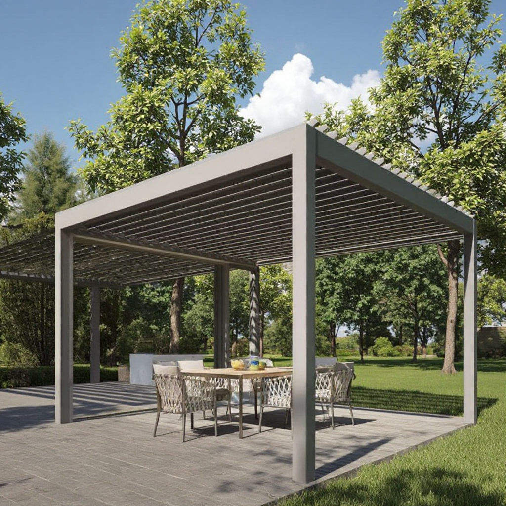 빌라 패션 녹 방지 알루미늄 합금 파빌리온 햇빛 차단  - Outdoor Furniture Metal 리뷰 및 가격